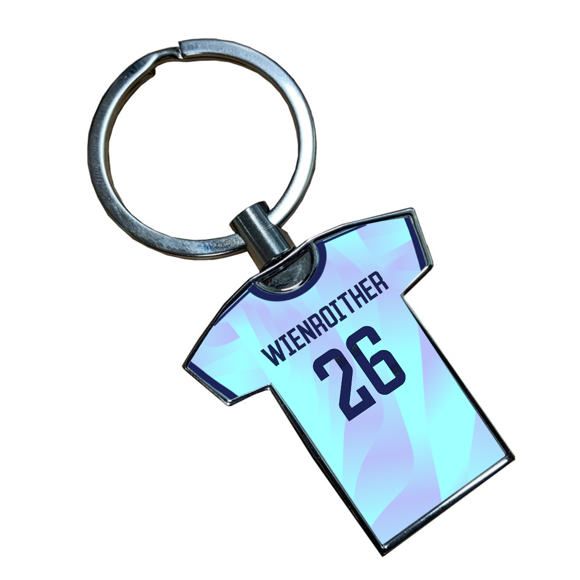 Arsenal Women Third Kit Shirt Metal Keyring (24/25 KIT)