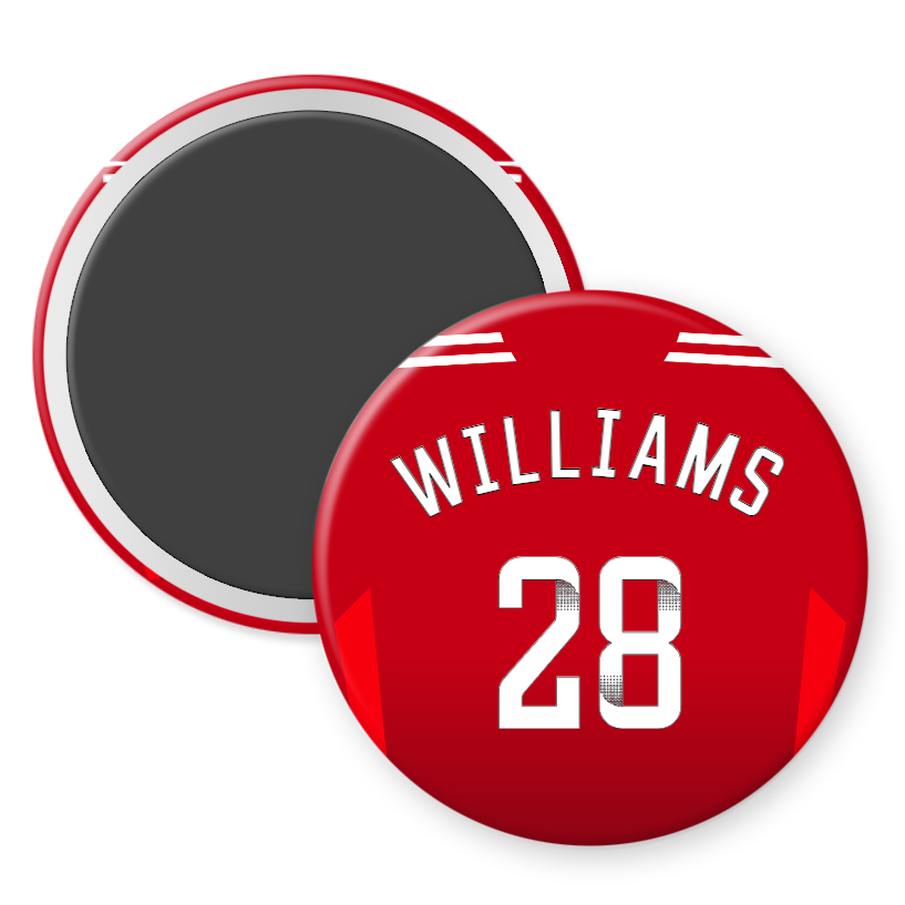 United Women Home Kit Player Fridge Magnets (24/25 KIT)