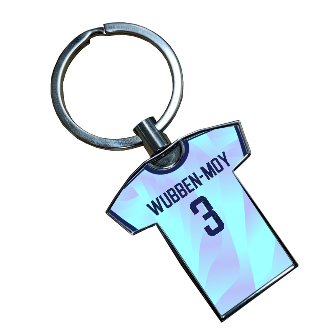 Arsenal Women Third Kit Shirt Metal Keyring (24/25 KIT)