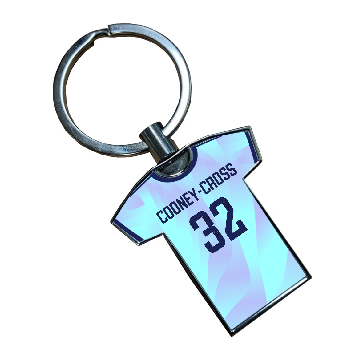 Arsenal Women Third Kit Shirt Metal Keyring (24/25 KIT)