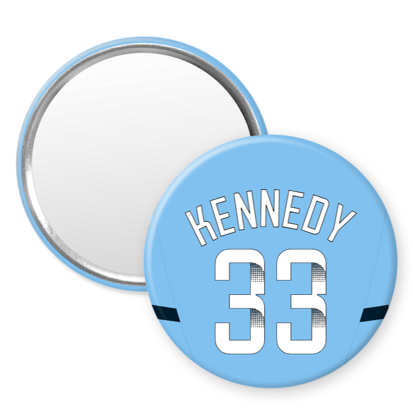 Man City Women Home Kit Style 58mm Pocket Mirror (24/25 KIT)