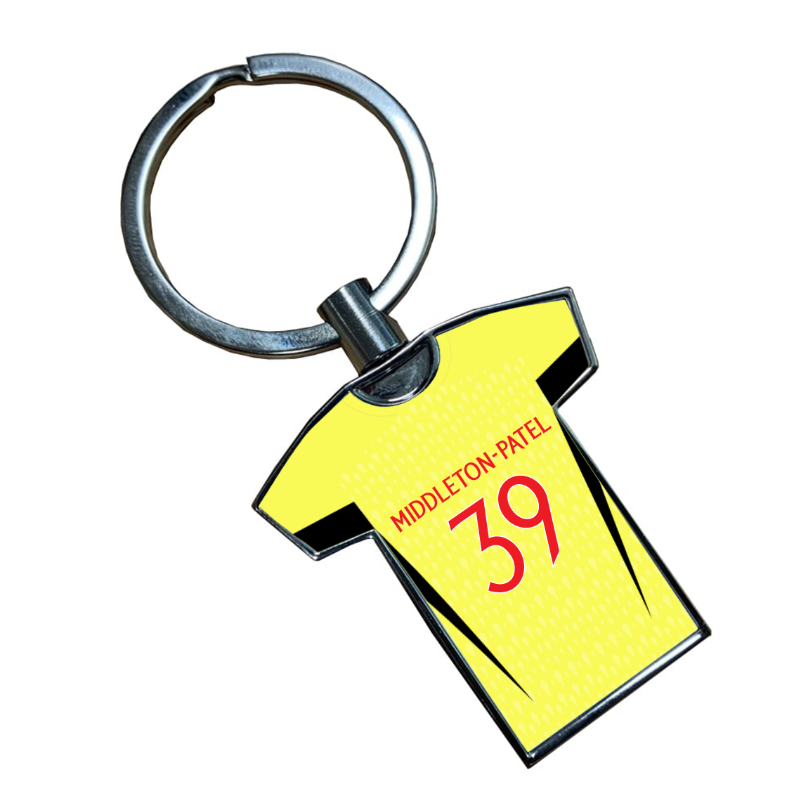 United Women Goalkeeper Kit Shirt Keyring (Yellow)