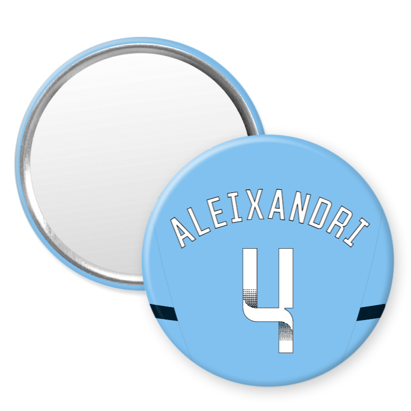 Man City Women Home Kit Style 58mm Pocket Mirror (24/25 KIT)