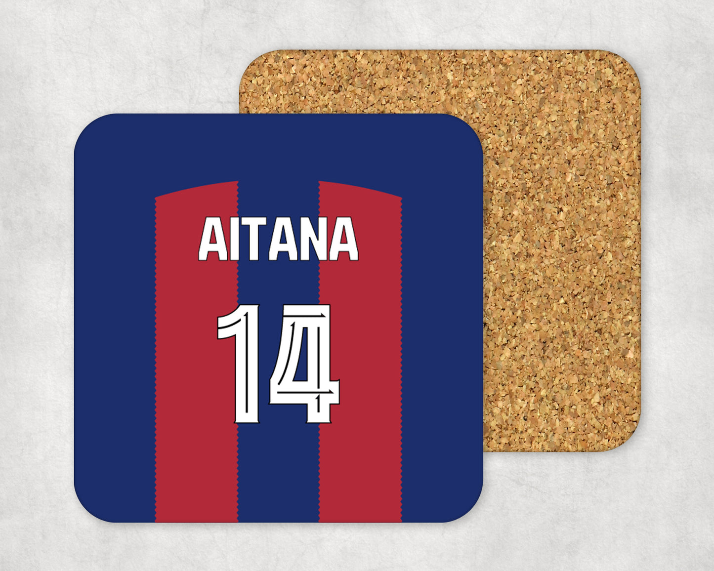 Barcelona Women Home Kit Coaster