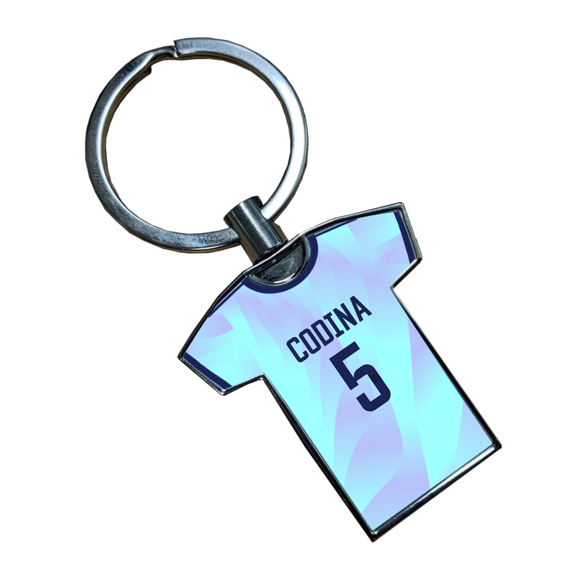 Arsenal Women Third Kit Shirt Metal Keyring (24/25 KIT)