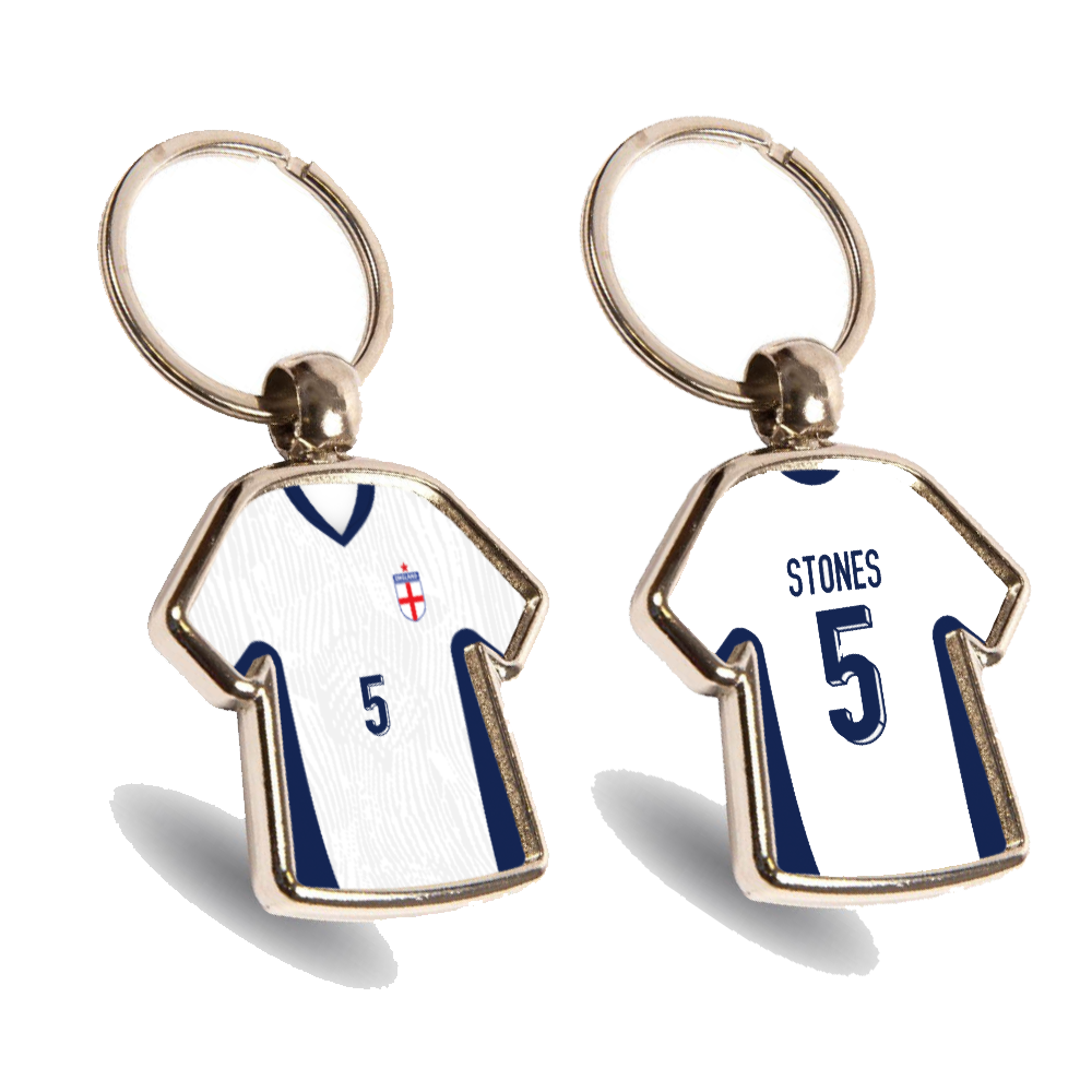 England Metal Home Mini Shirt Keyring