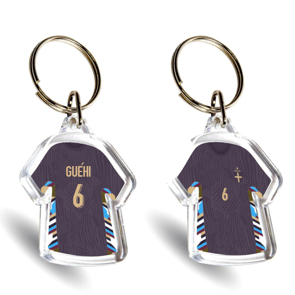 England Acrylic Away Mini Shirt Keyring