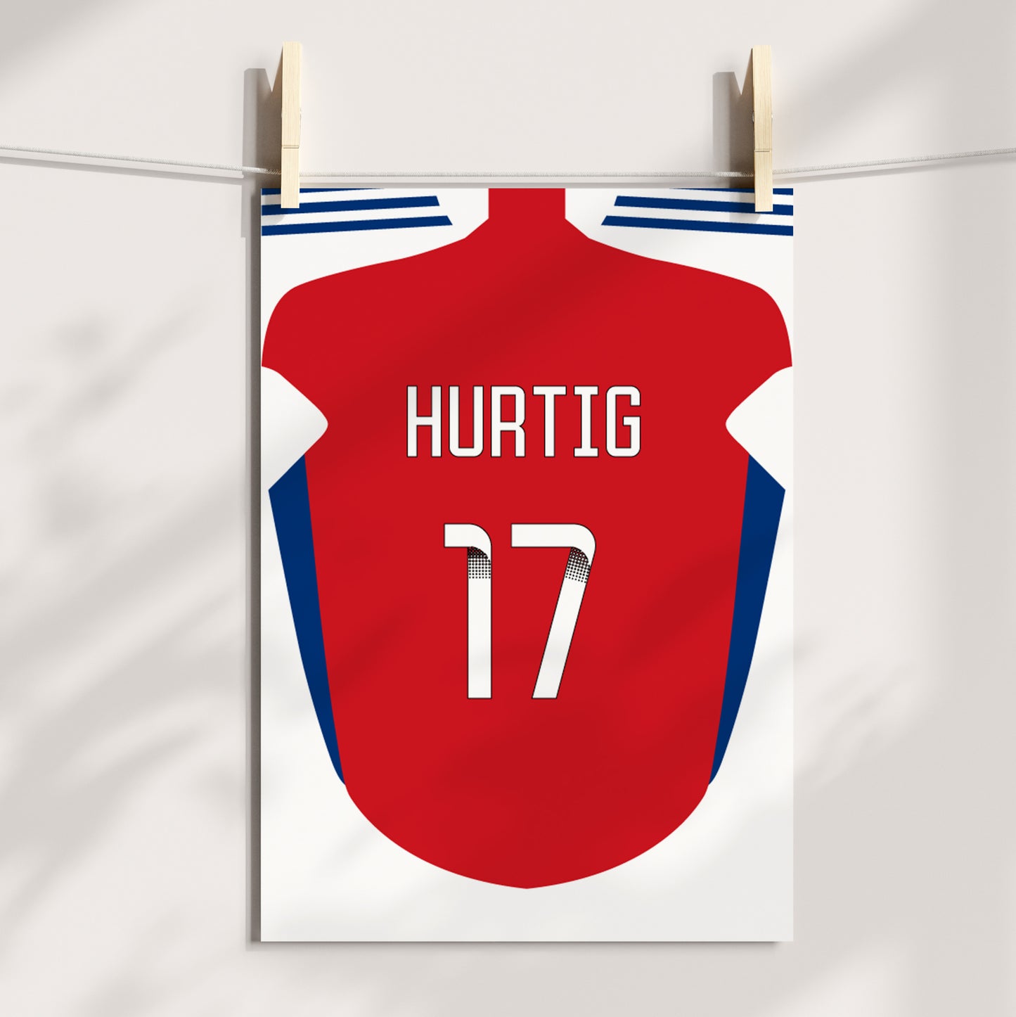 Arsenal Women Home Kit Poster (24/25 Kit)