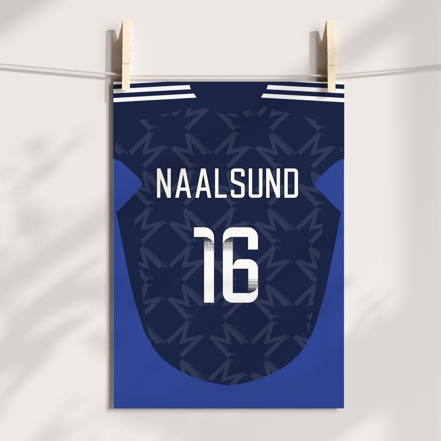 Man Utd Women Away Kit Poster (24/25 Kit)