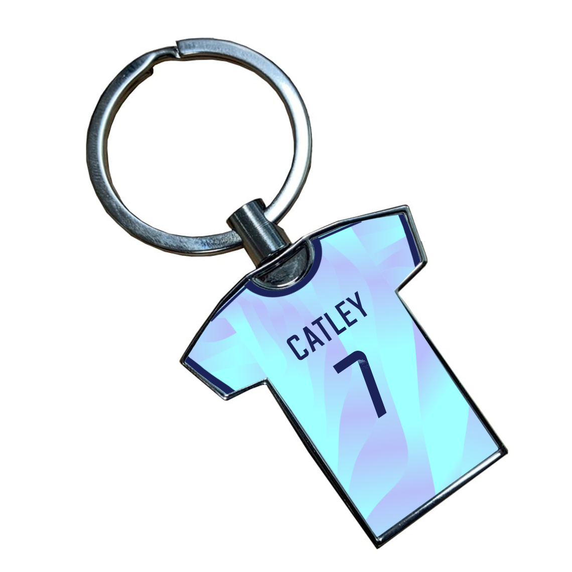 Arsenal Women Third Kit Shirt Metal Keyring (24/25 KIT)