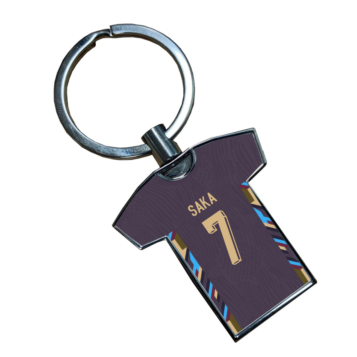 England Metal Away Shirt Keyring
