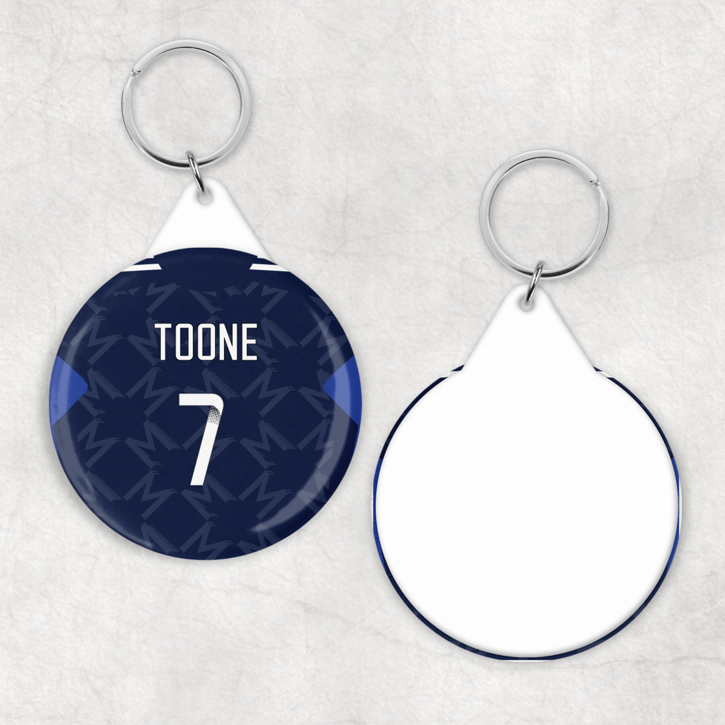 United Women Away Kit Button Keyring (24/25 KIT)