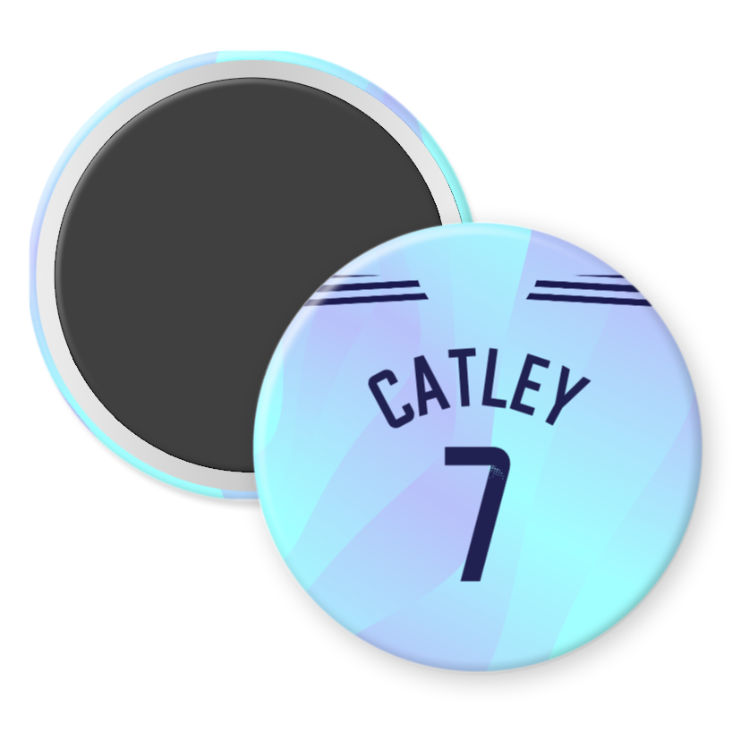 Arsenal Women Third Kit Player Fridge Magnets (24/25 Kit)