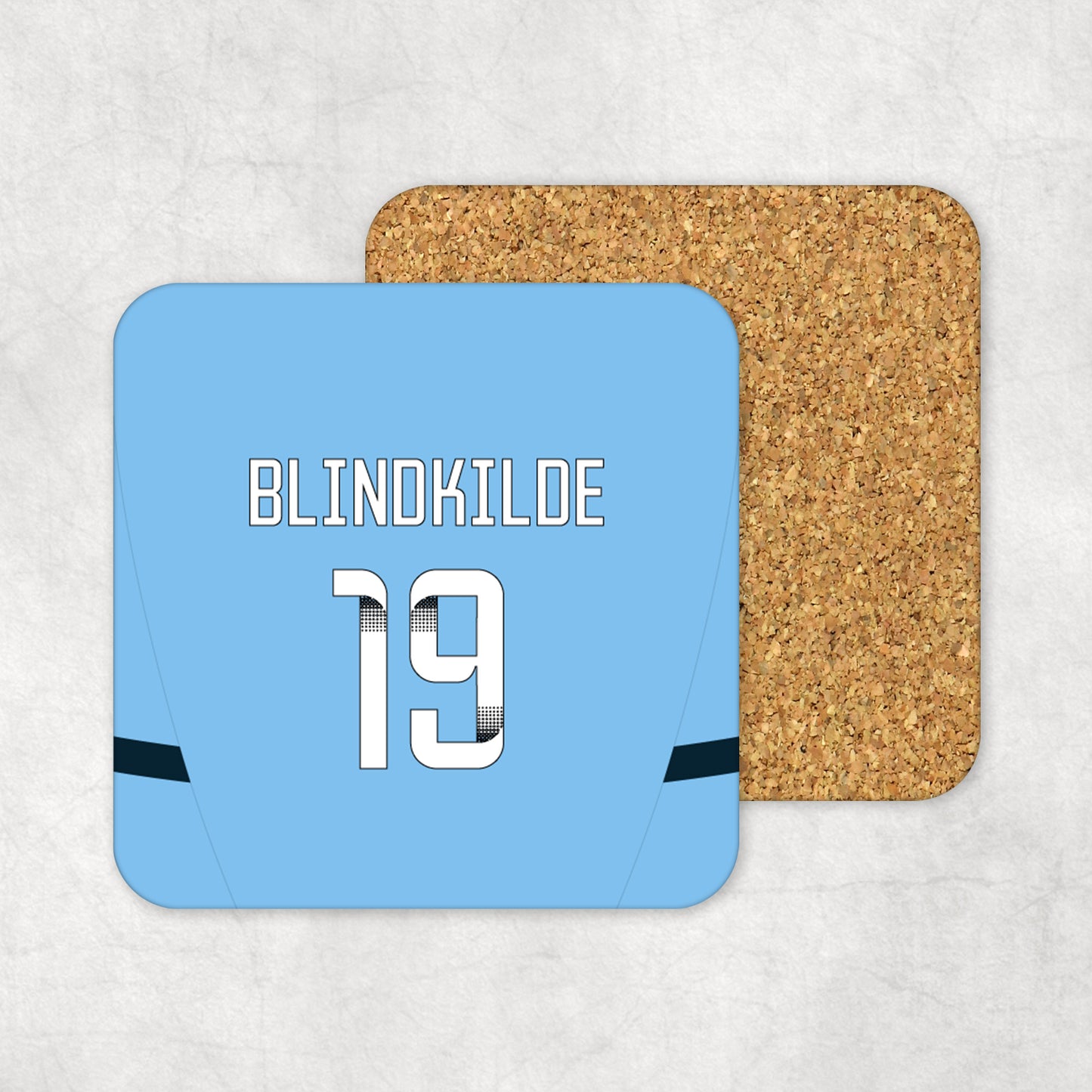 Man City Women Home Kit Coaster (24/25 Kit)