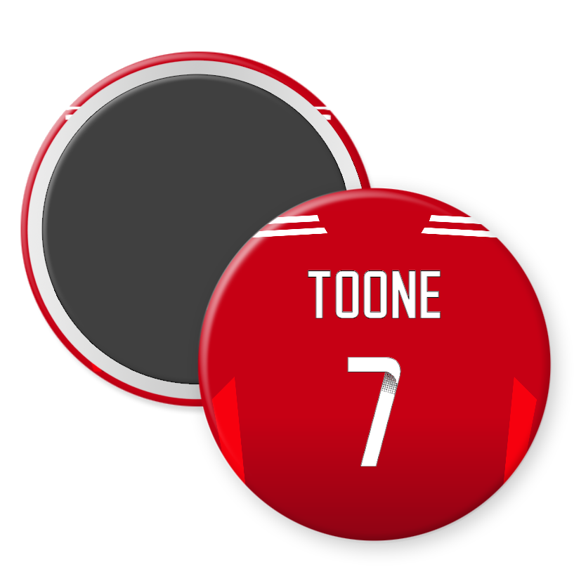 United Women Home Kit Player Fridge Magnets (24/25 KIT)