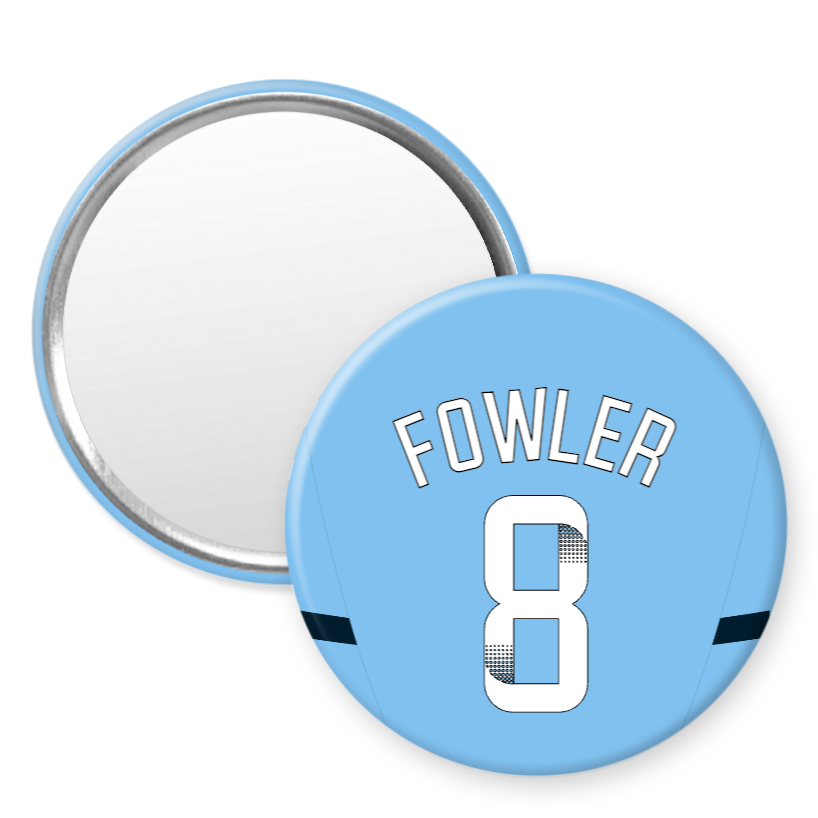 Man City Women Home Kit Style 58mm Pocket Mirror (24/25 KIT)