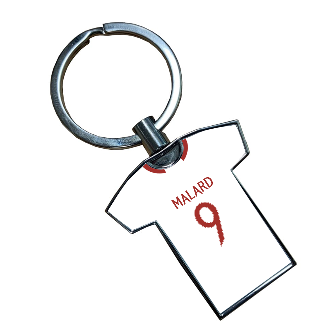 United Women Third Kit Shirt Metal Keyring