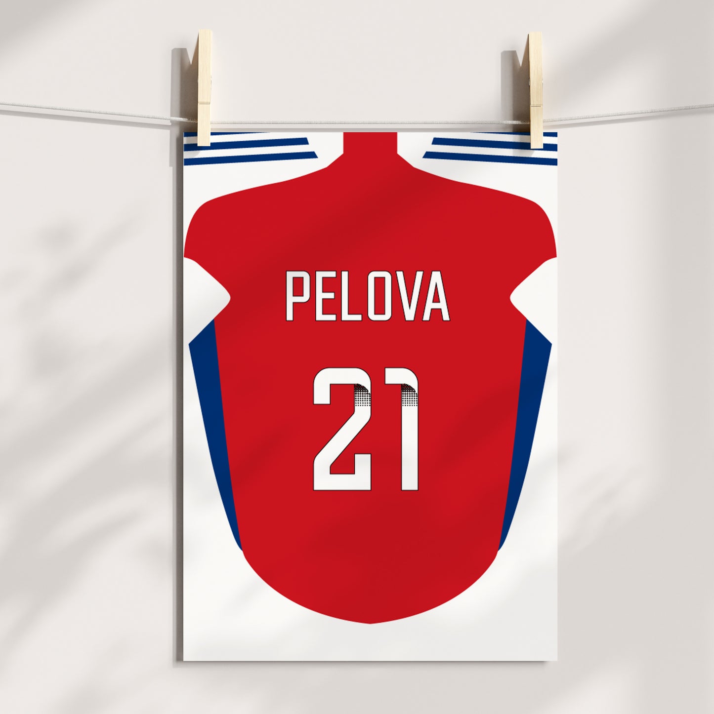 Arsenal Women Home Kit Poster (24/25 Kit)