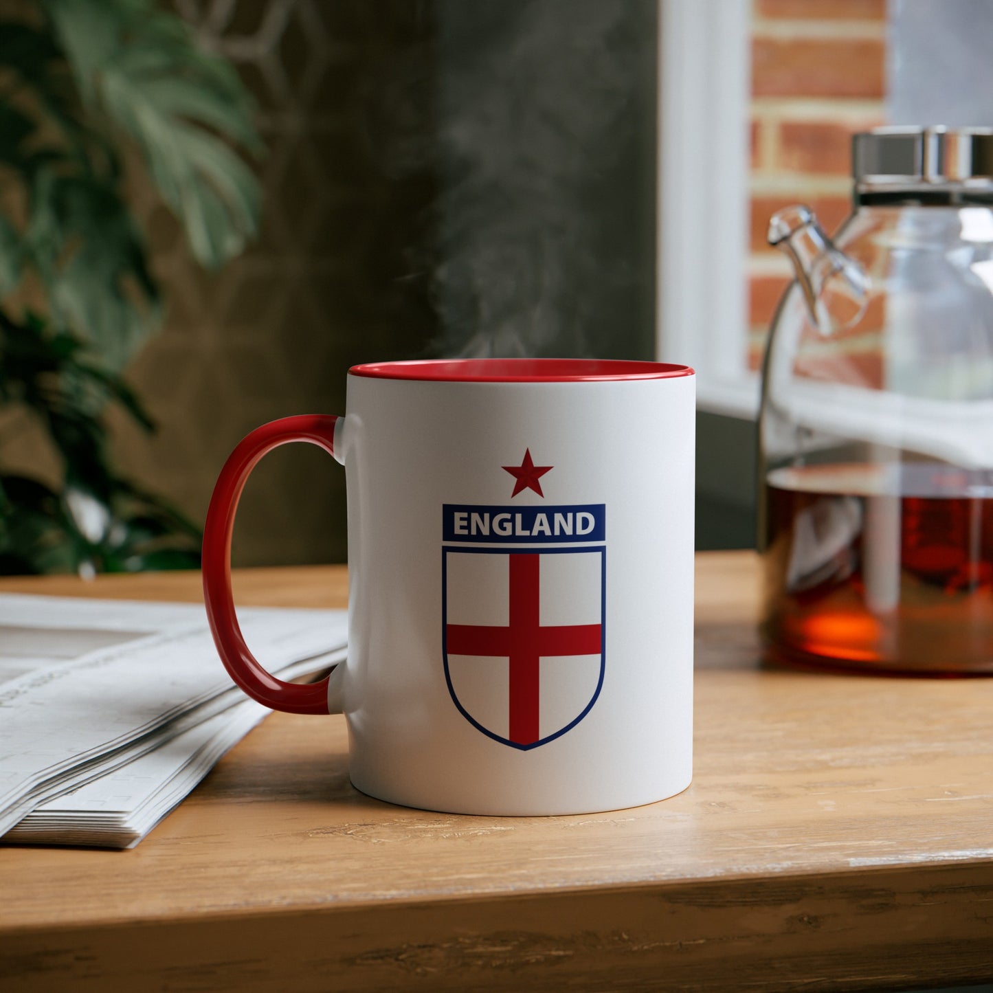 England Men Badge Two Tone Mug