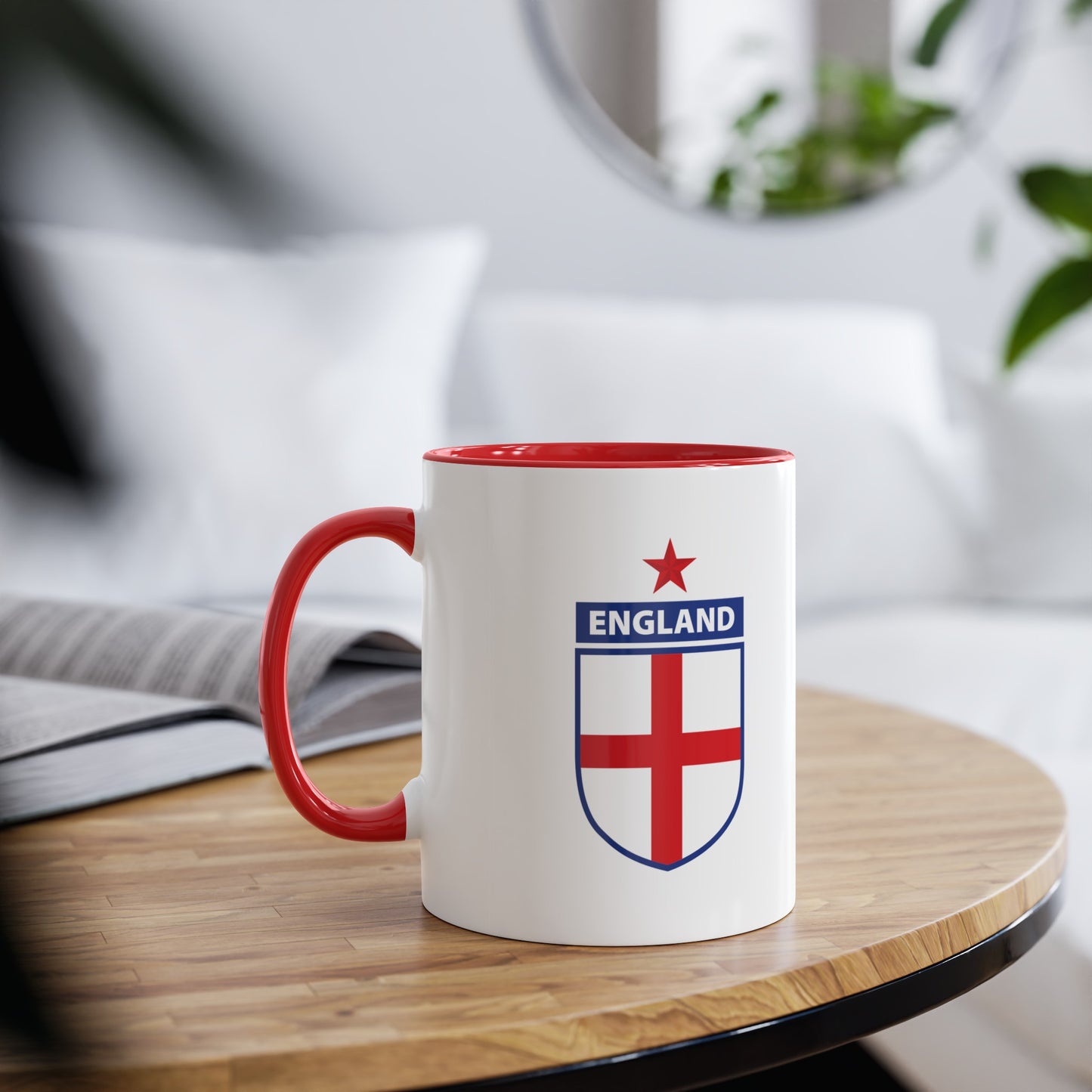 England Men Badge Two Tone Mug