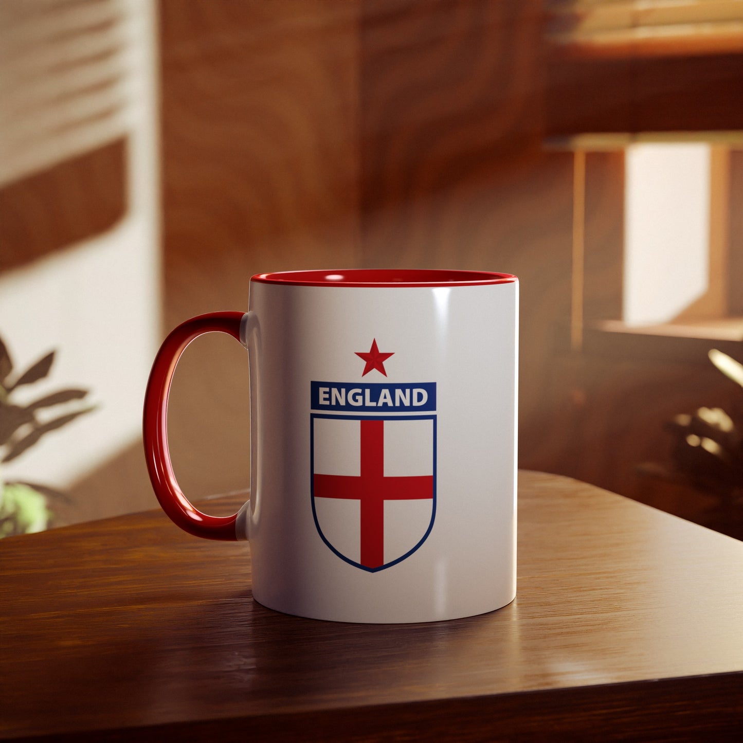 England Men Badge Two Tone Mug