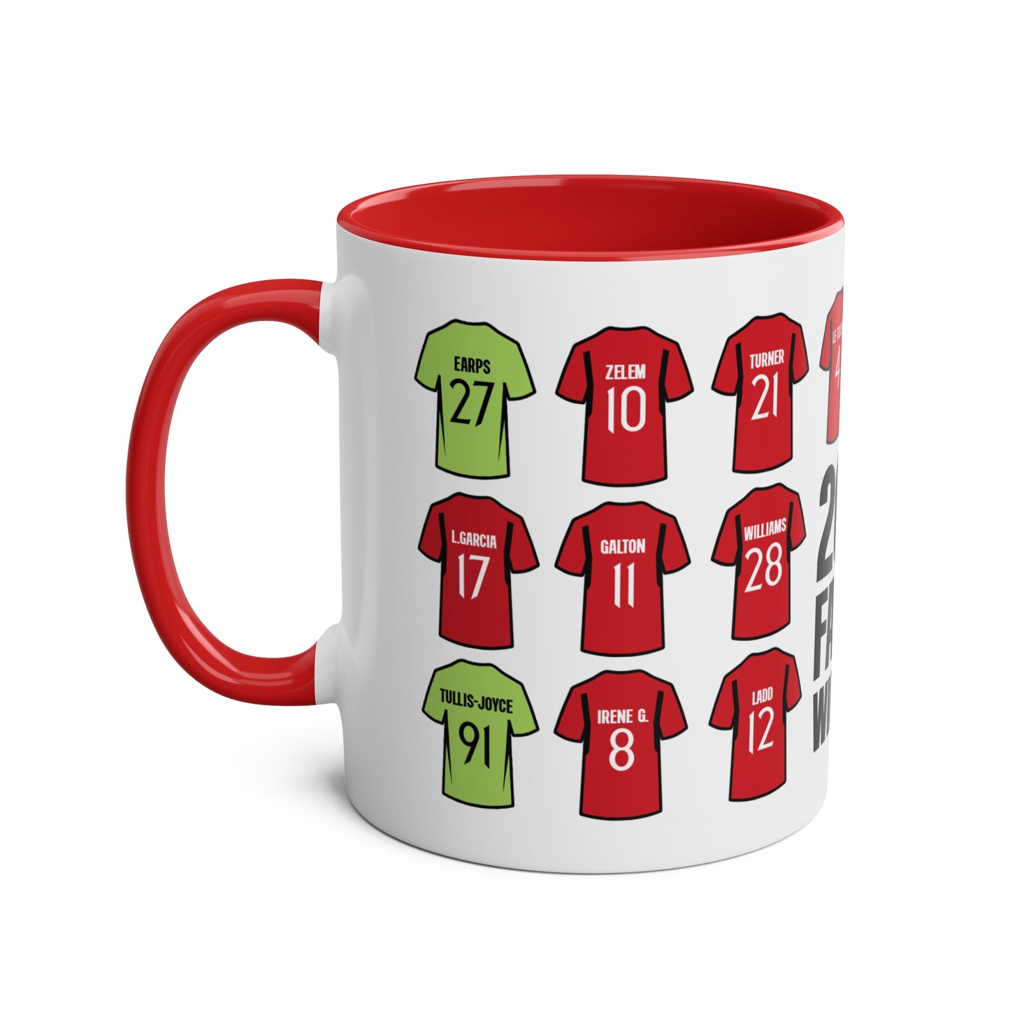 United Women 2024 FA Cup Winners Squad 11oz Mug