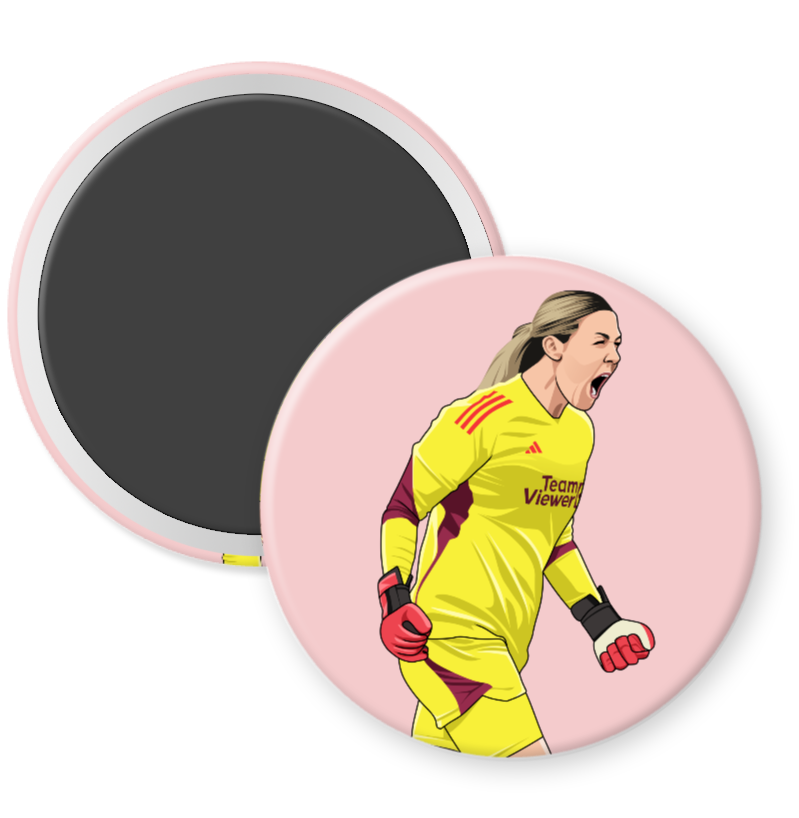 Mary Earps Fridge Magnet - The Cup Moments Collection