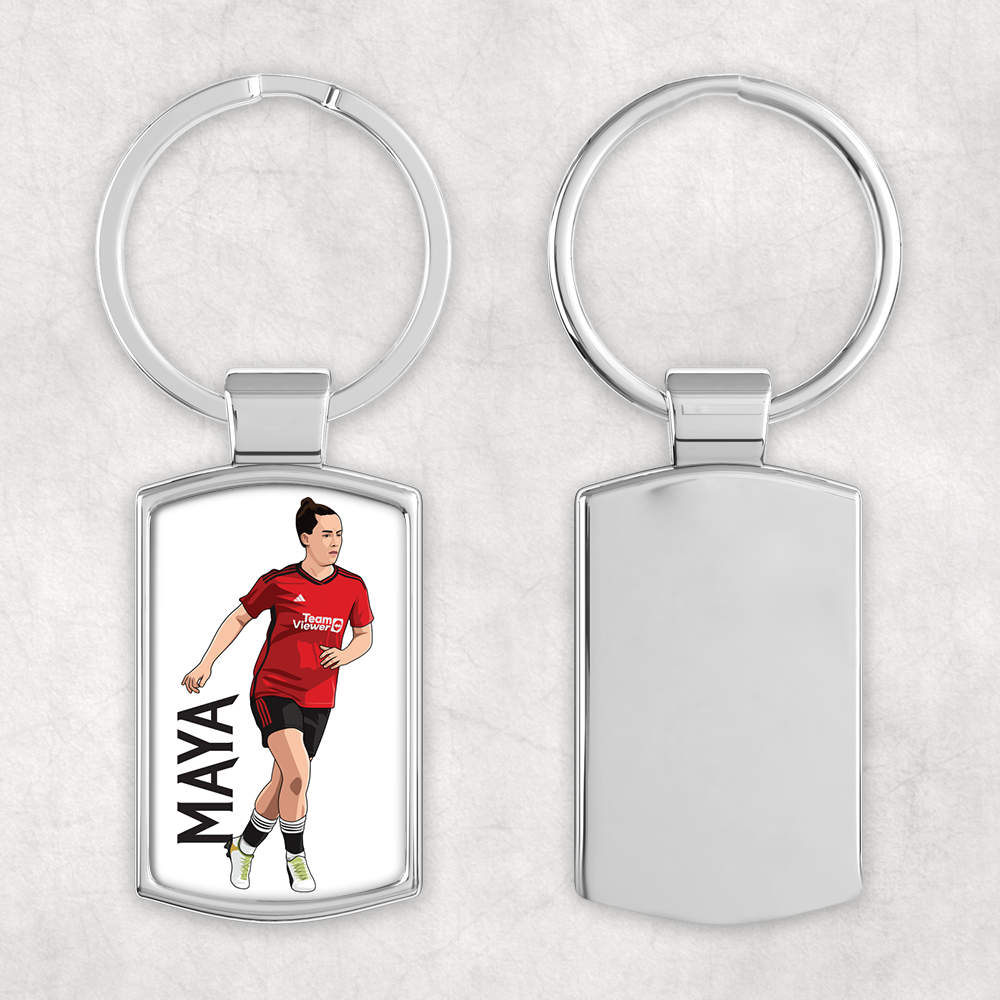 Maya Le Tisser Illustrated Keyring