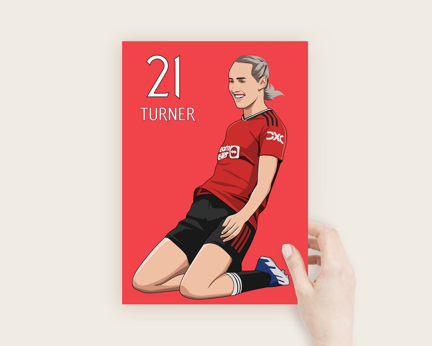 Millie Turner Illustrated Poster