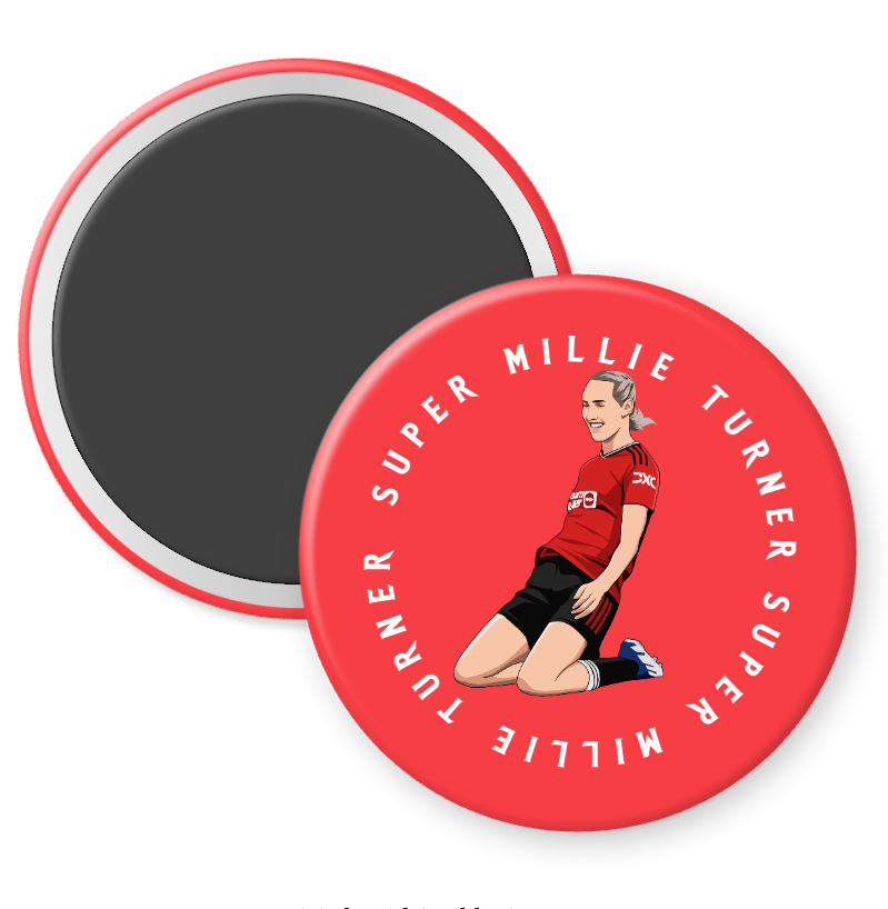 Millie Turner Illustrated Fridge Magnet
