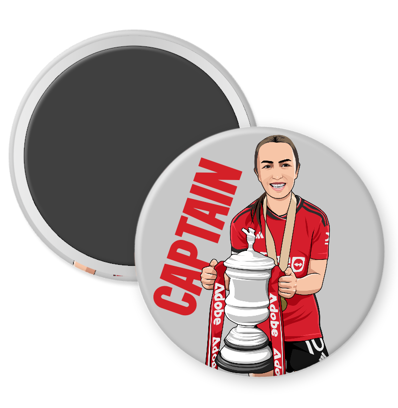 Captain Katie Zelem Fridge Magnet