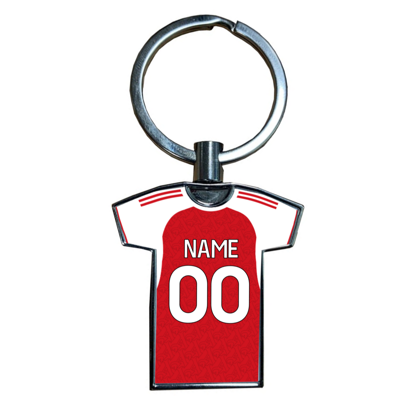 United Women Home Kit Shirt Metal Keyring (24/25 KIT) - RAINBOW EDITION
