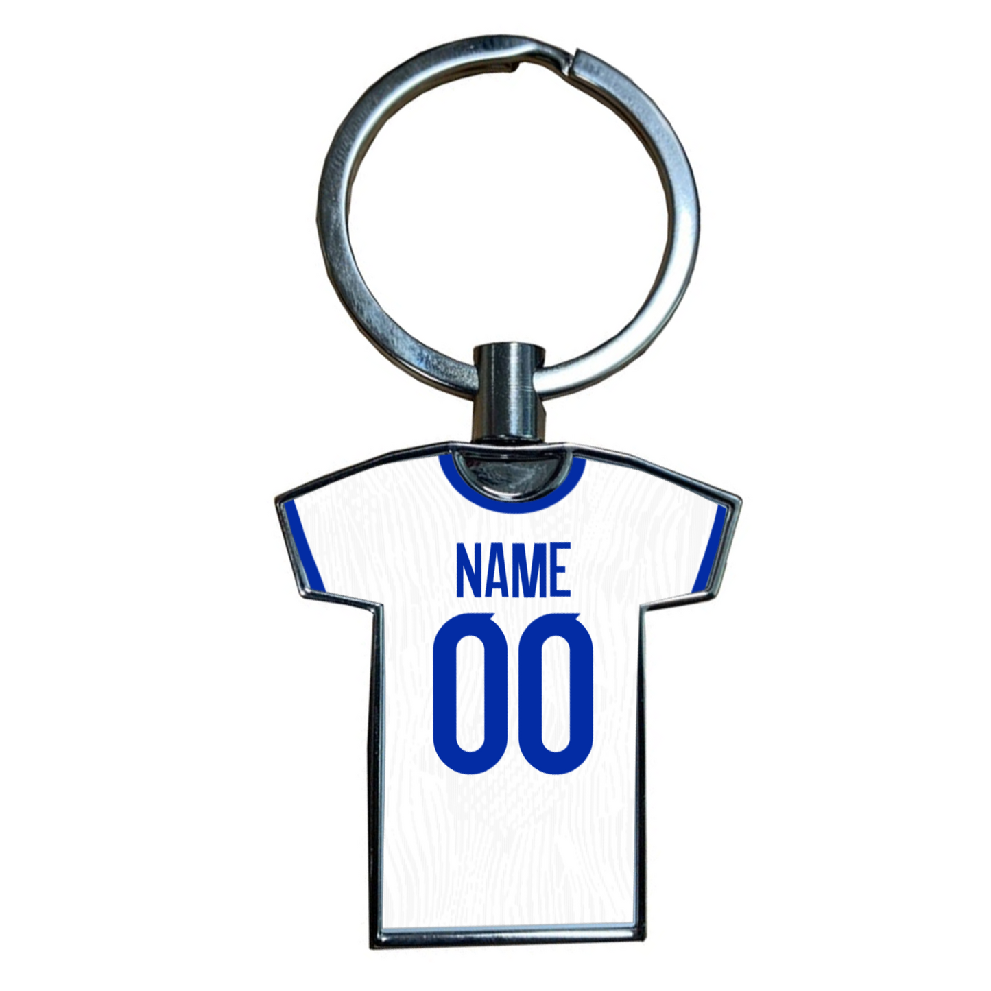 United Women Home Kit Shirt Metal Keyring (24/25 KIT) - RAINBOW EDITION