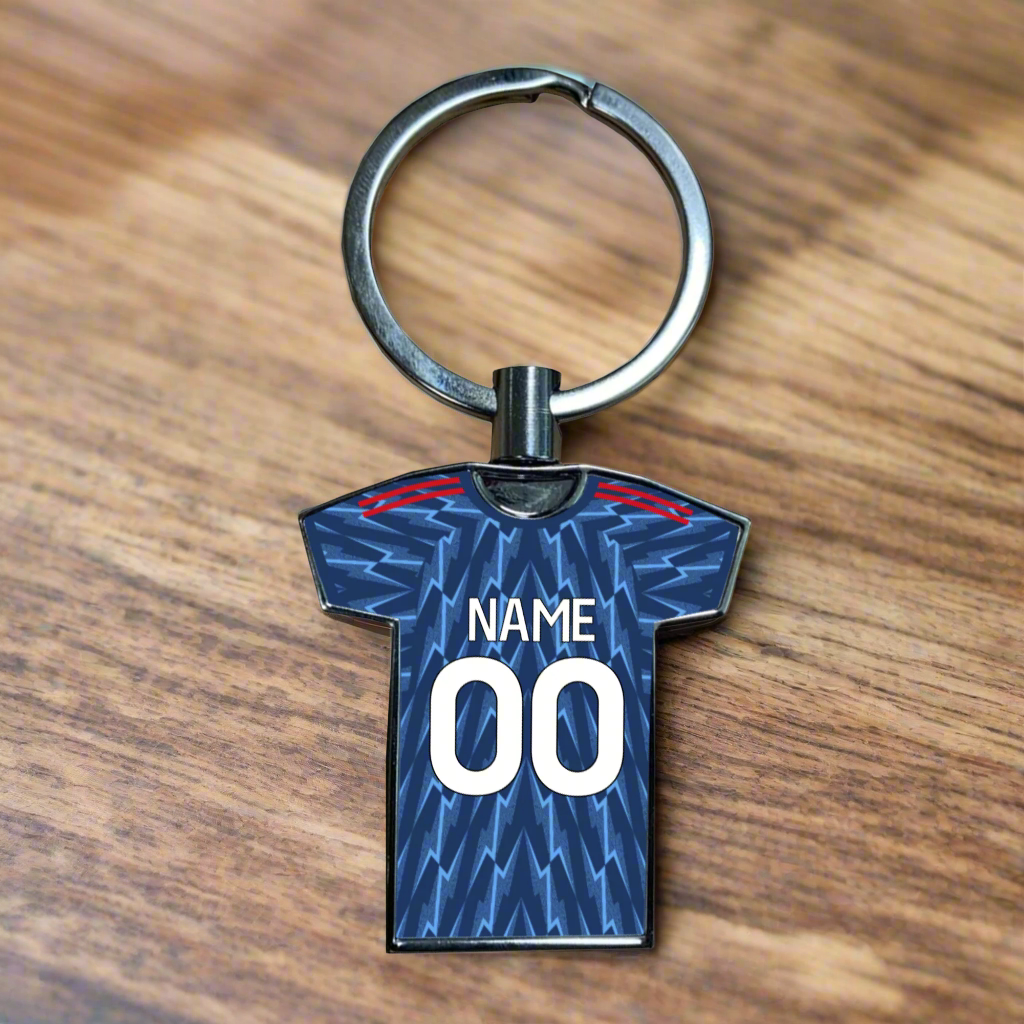 United Women Home Kit Shirt Metal Keyring (24/25 KIT) - RAINBOW EDITION