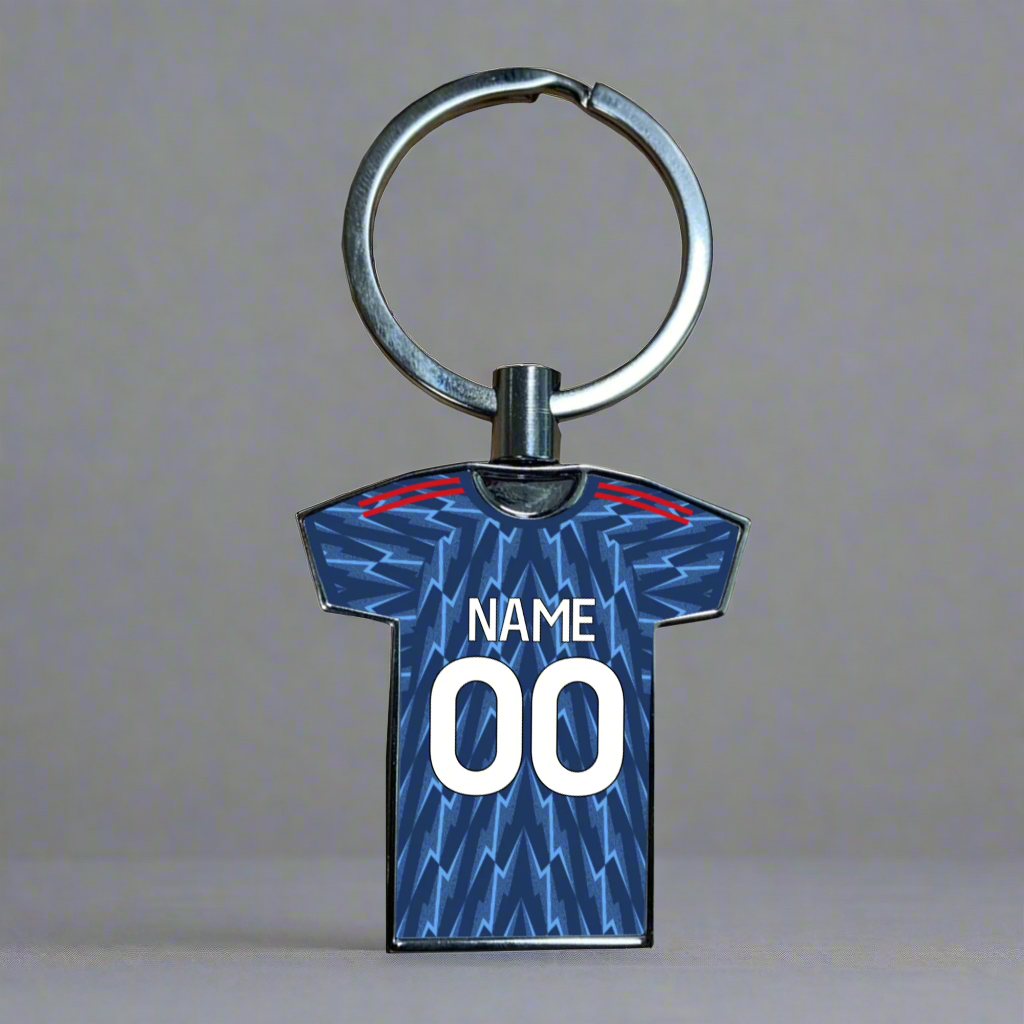 United Women Home Kit Shirt Metal Keyring (24/25 KIT) - RAINBOW EDITION