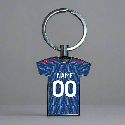 United Women Home Kit Shirt Metal Keyring (24/25 KIT) - RAINBOW EDITION