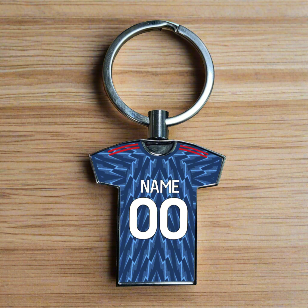 United Women Home Kit Shirt Metal Keyring (24/25 KIT) - RAINBOW EDITION