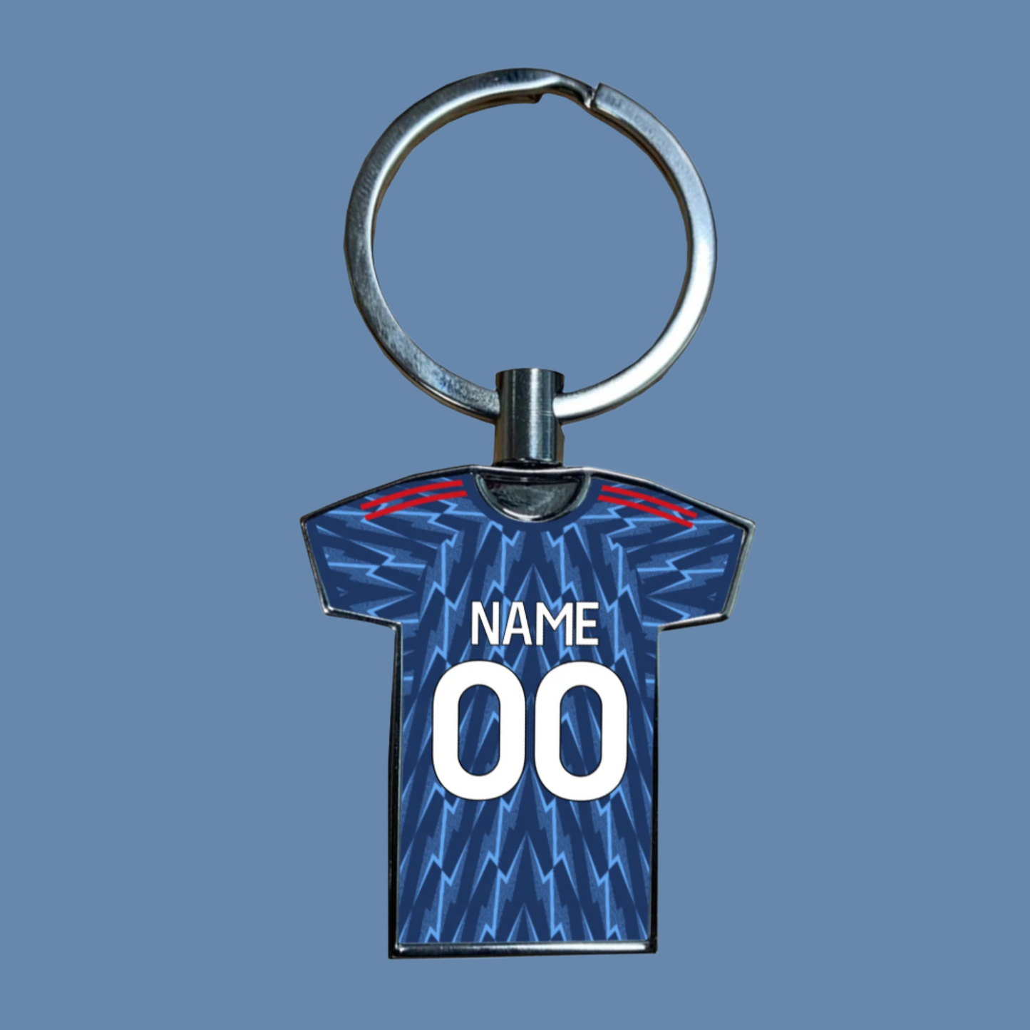 United Women Home Kit Shirt Metal Keyring (24/25 KIT) - RAINBOW EDITION