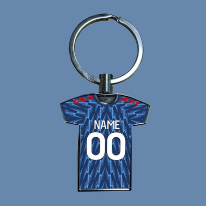 United Women Home Kit Shirt Metal Keyring (24/25 KIT) - RAINBOW EDITION