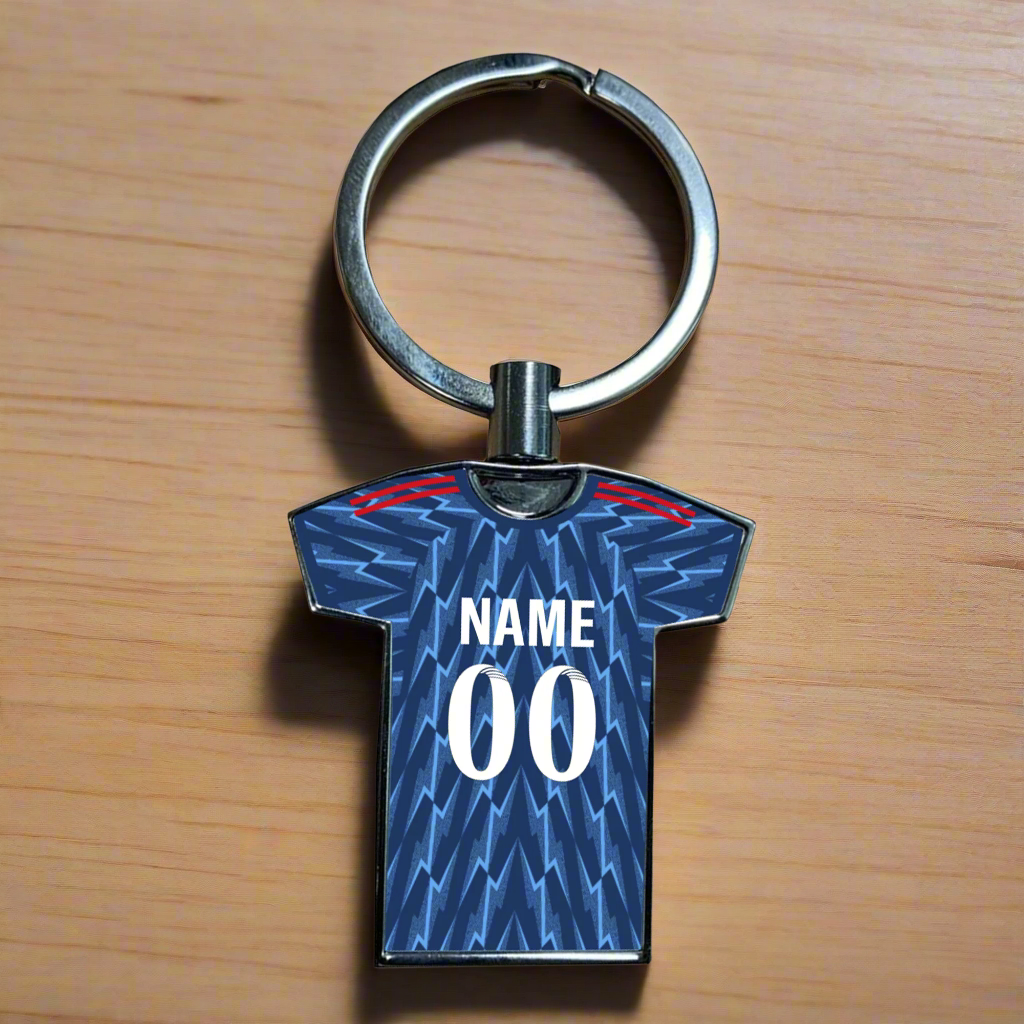 United Women Home Kit Shirt Metal Keyring (24/25 KIT) - RAINBOW EDITION