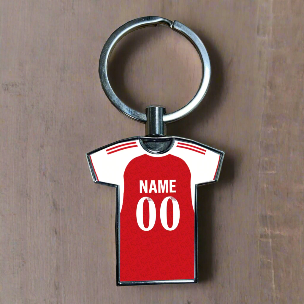 United Women Home Kit Shirt Metal Keyring (24/25 KIT) - RAINBOW EDITION
