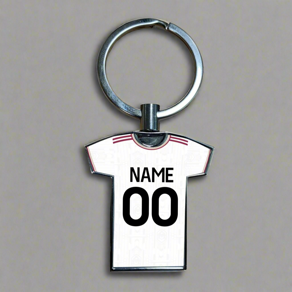United Women Home Kit Shirt Metal Keyring (24/25 KIT) - RAINBOW EDITION