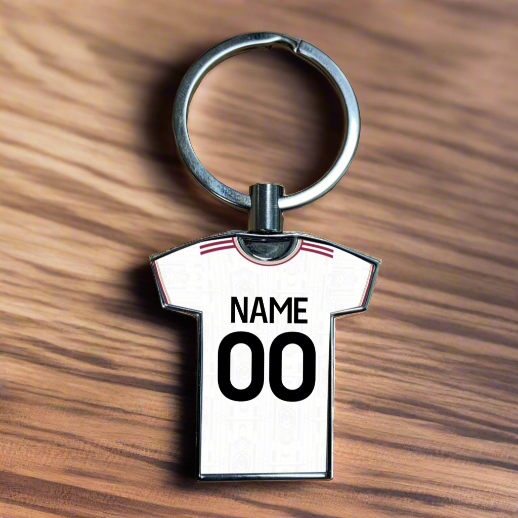 United Women Home Kit Shirt Metal Keyring (24/25 KIT) - RAINBOW EDITION