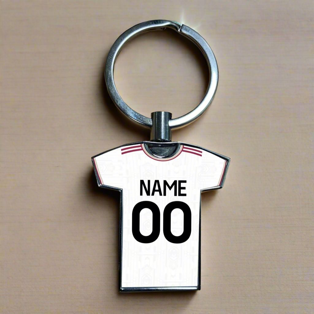 United Women Home Kit Shirt Metal Keyring (24/25 KIT) - RAINBOW EDITION