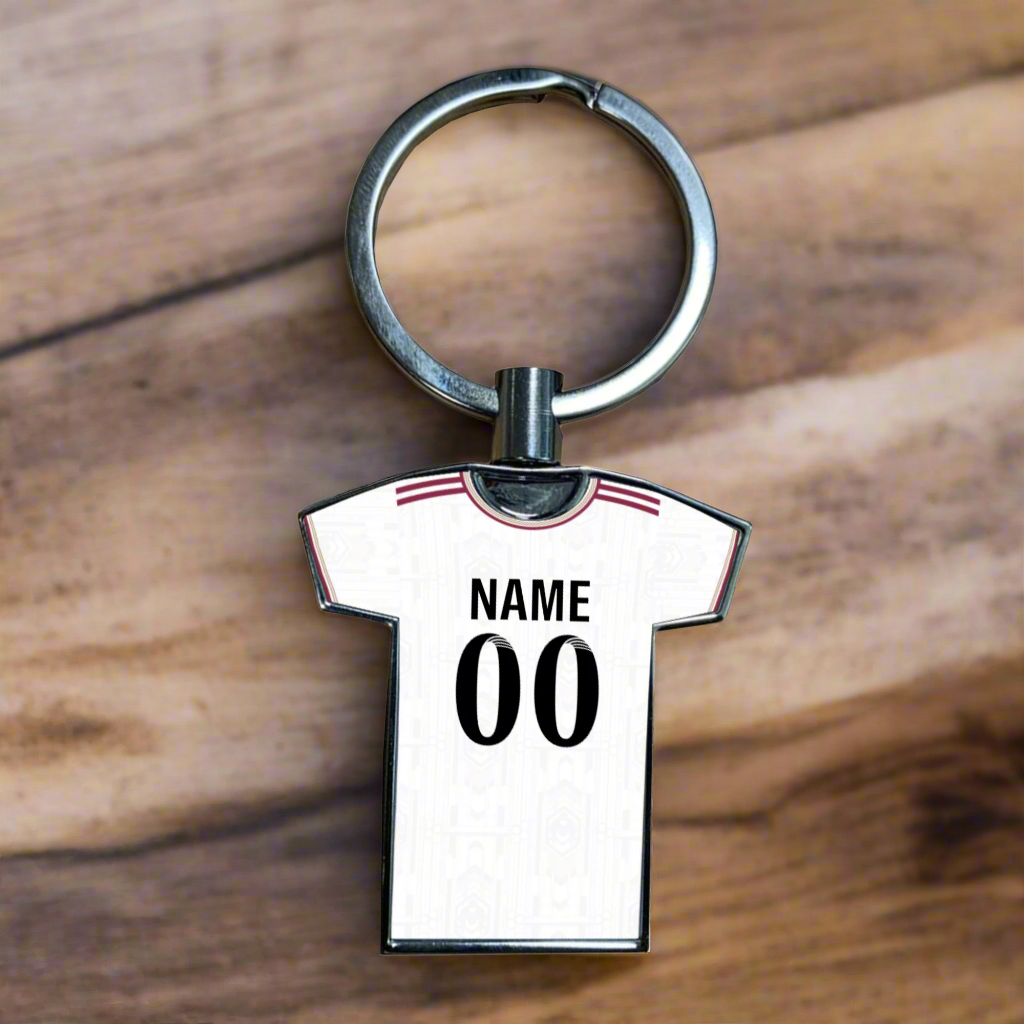 United Women Home Kit Shirt Metal Keyring (24/25 KIT) - RAINBOW EDITION