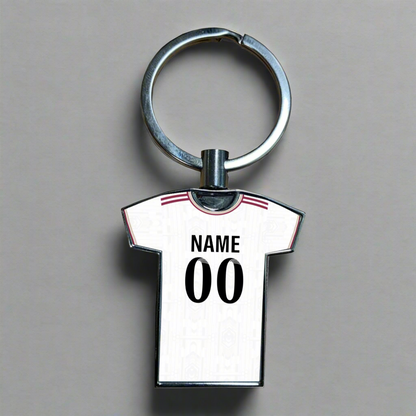 United Women Home Kit Shirt Metal Keyring (24/25 KIT) - RAINBOW EDITION