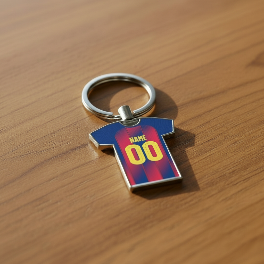 United Women Home Kit Shirt Metal Keyring (24/25 KIT) - RAINBOW EDITION