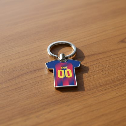 United Women Home Kit Shirt Metal Keyring (24/25 KIT) - RAINBOW EDITION