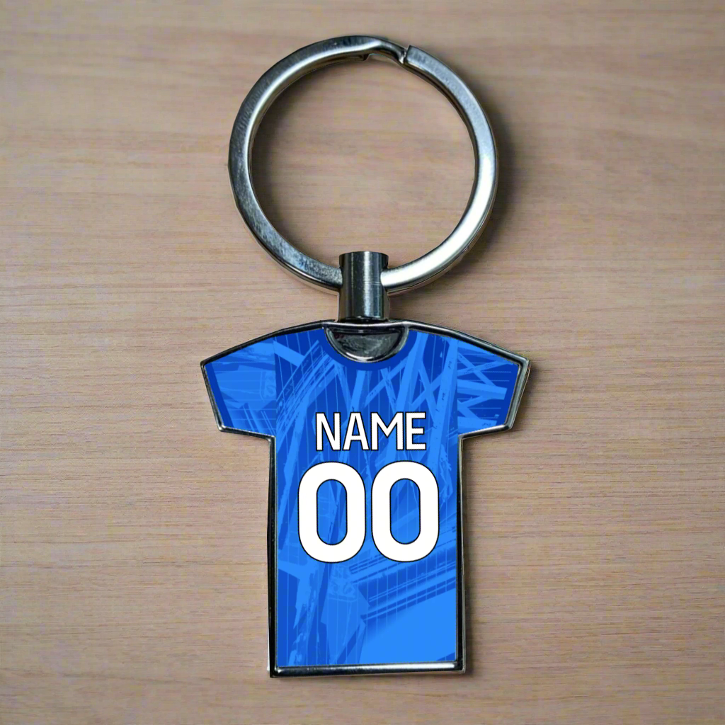 United Women Home Kit Shirt Metal Keyring (24/25 KIT) - RAINBOW EDITION
