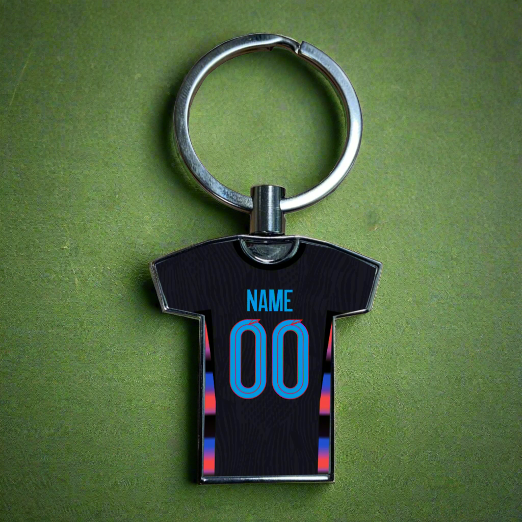 United Women Home Kit Shirt Metal Keyring (24/25 KIT) - RAINBOW EDITION